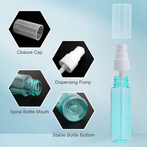 Small Pump Bottles 1 oz Travel Size Leakproof Pump Bottles for Lotion, Shampoo , Essential Oil and Other Toiletries with Bottle Label - Image 4