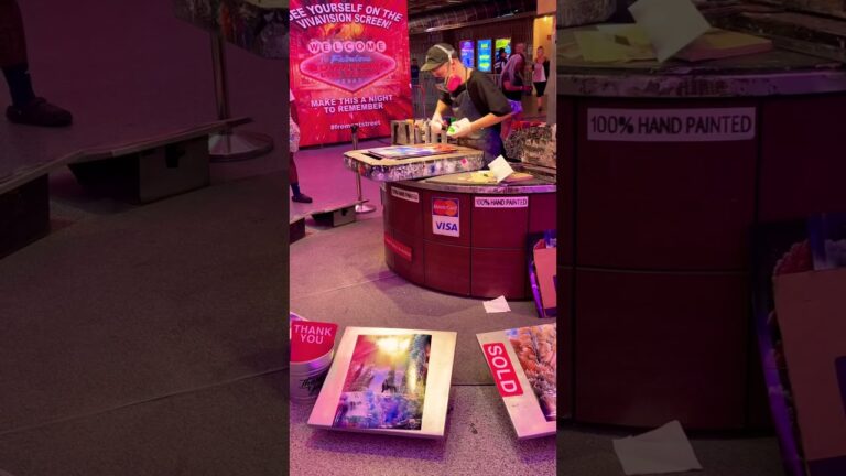 Fremont Street’s Wildest Street Artist!