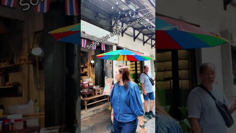 Song Wat Street Bangkok NEW Trendy Song Wat Street Night Market Chinatown 🇹🇭 Thailand